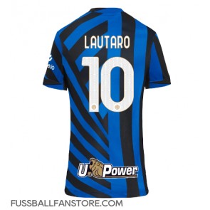 Inter Milan Lautaro Martinez #10 Replik Heimtrikot Damen 2024-25 Kurzarm